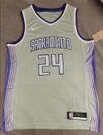 NBA 24 Jackson Sacramento Kings 22-23 city Maillot grey imprimé